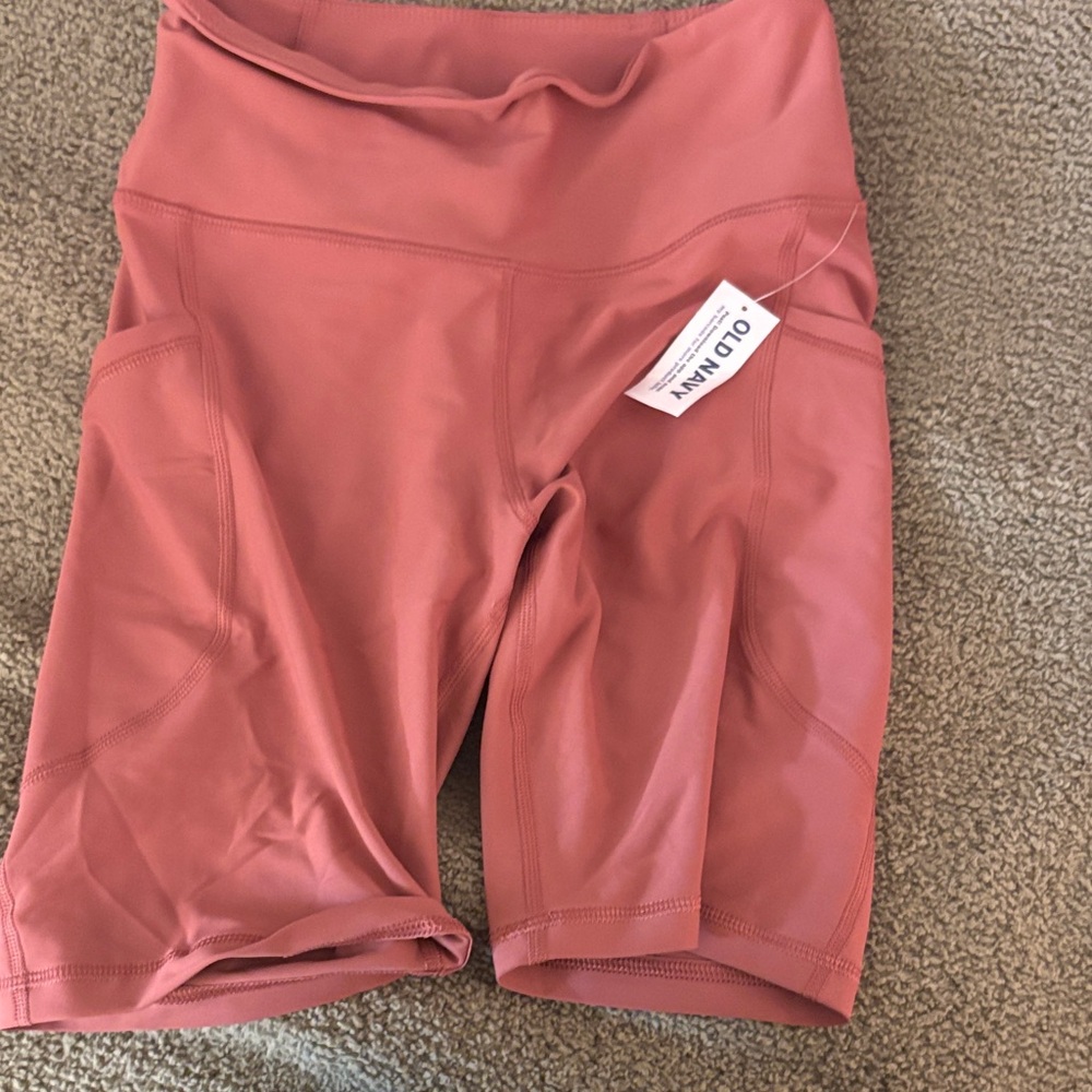 Old Navy Women's Coral Bike Shorts